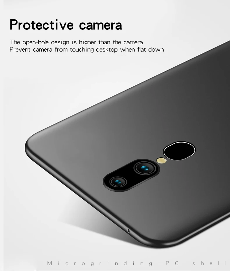 Гладкий чехол для OPPO F11 ультратонкий жесткий защитный из ПК Ax9 бесплатная