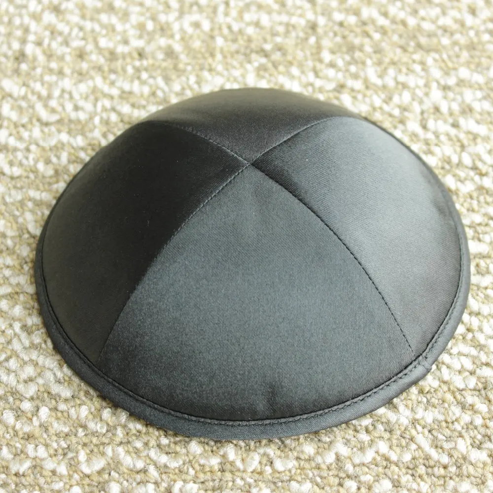 Сатин kippot еврейский Yarmulke Kippah Kippot Череп шапки 19 см | Аксессуары для одежды