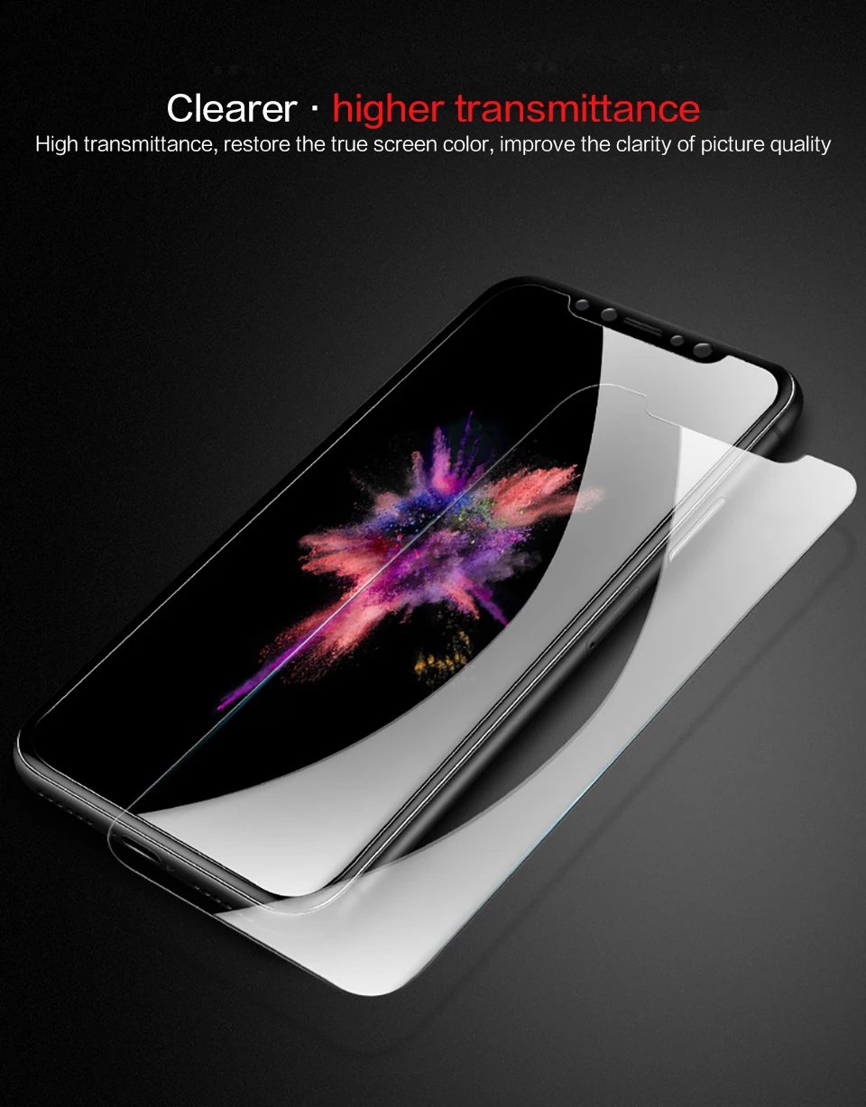 PZOZ закаленное стекло для iphone X XS Max XR 8 7 6 6s Plus полное покрытие Защитная пленка для экрана телефона изогнутое стекло 9H 5D