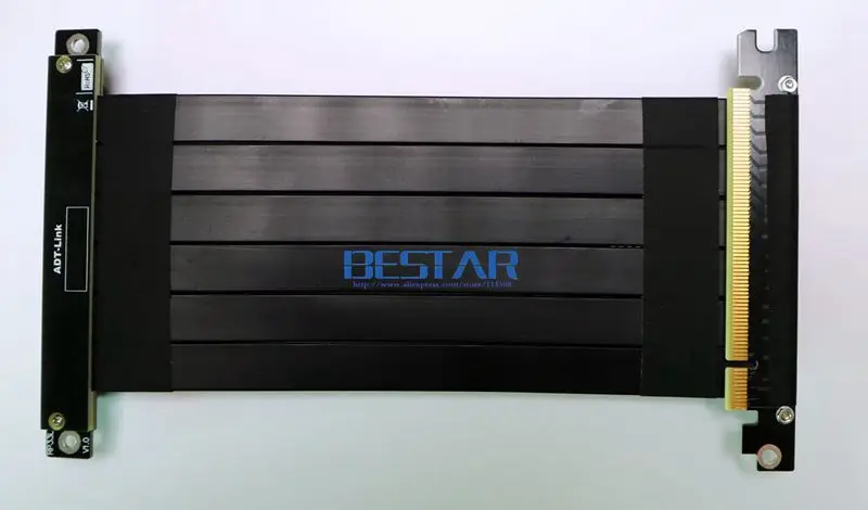 Локоть дизайн Gen3.0 PCI E 16x до 3 0 Riser кабель Express pcie X16 удлинитель правый угол для ITX