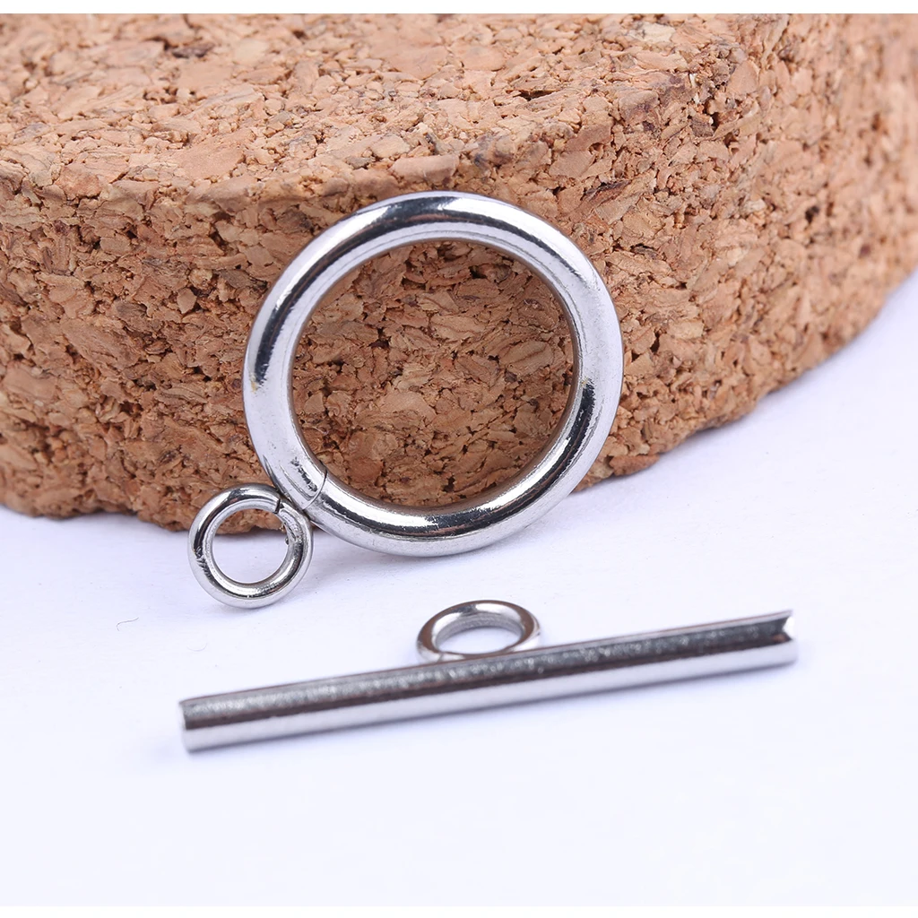 10 комплектов застежки для браслетов из нержавеющей стали|Ювелирная фурнитура и