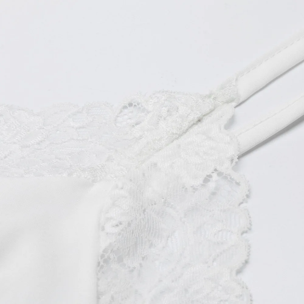 Женский кружевной топ без рукавов вечерние топы на бретельках с v образным