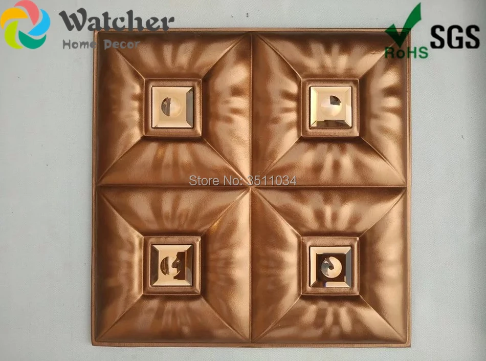 

Embossed PVC Synthetic Leather 3D Living Room Wall Panels Top level newest leather 3d wall panel decorative panel