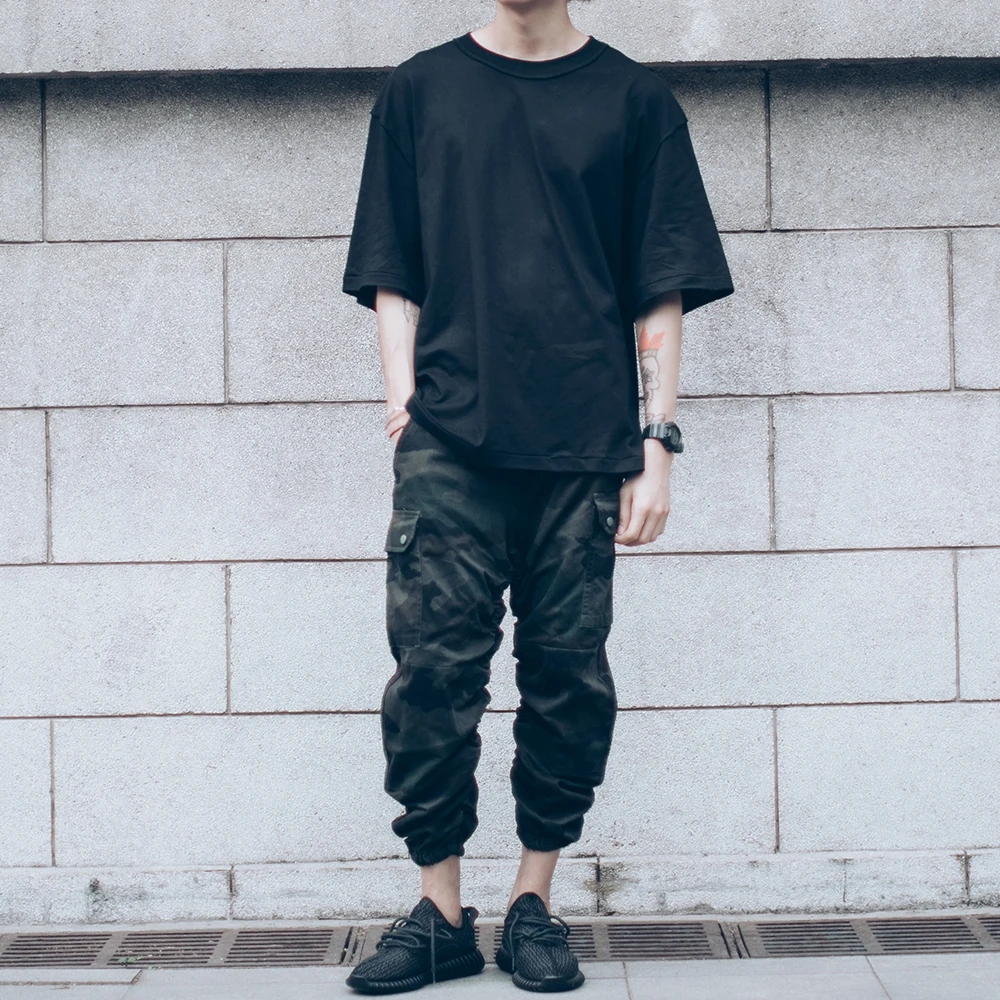 2018 Новые поступления Мужские джоггеры хип хоп брюки до щиколотки свободные