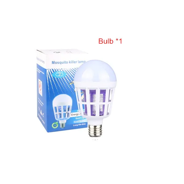E27 Bulb 220 В светодиодный светильник от комаров E27 Светодиодный светильник для дома ing ошибка Zapper ловушка лампа отпугиватель насекомых против комаров светильник для ребенка - Цвет: E27 Bulb
