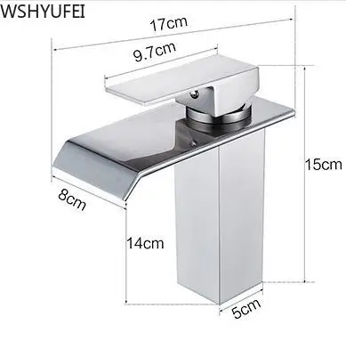 

New hardware pure copper bathroom washbasin nickel brushed matt fashion single hole faucet hot cold faucet free shipping