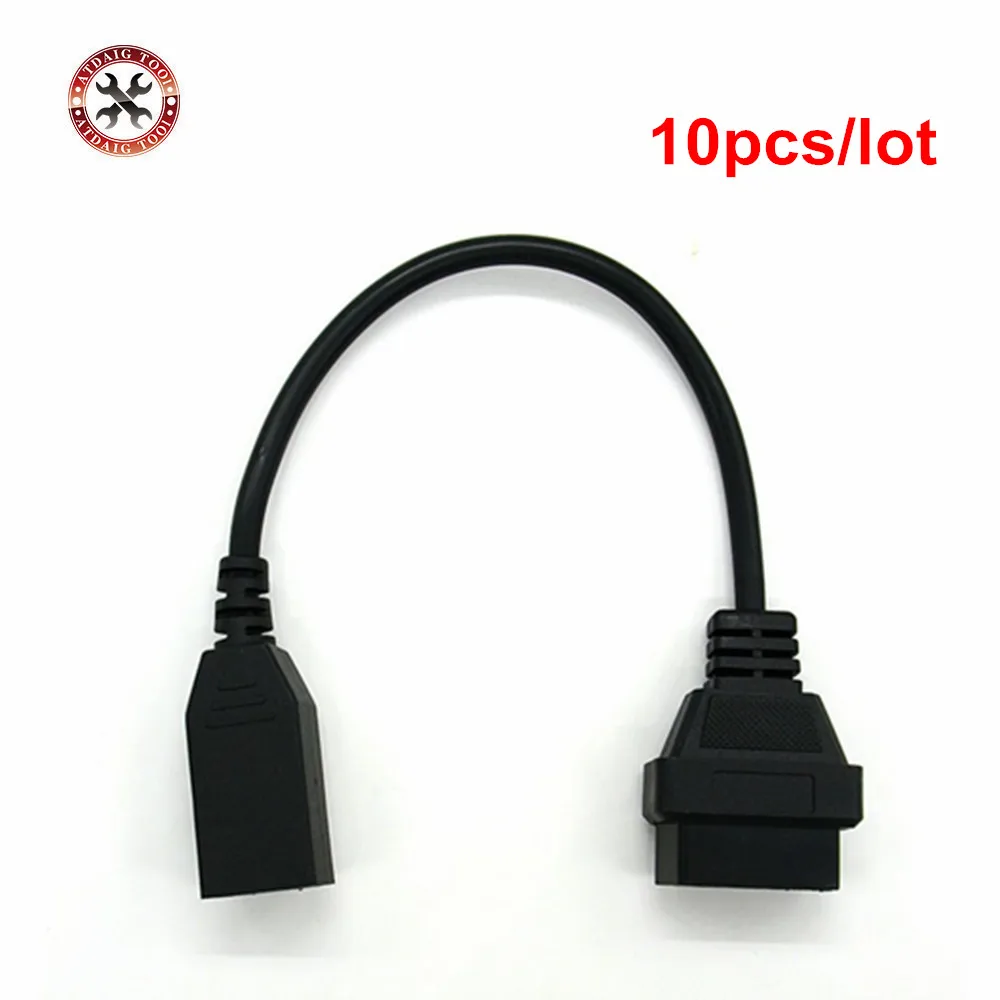 10 шт./лот лучшее качество OBD 2 кабеля для Honda 3pin OBD1 адаптер OBD2 OBDII Для 3 pin до 16