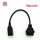 10 шт.лот лучшее качество OBD 2 кабеля для Honda 3pin OBD1 адаптер OBD2 OBDII Для Honda 3 pin до 16 контактный разъем