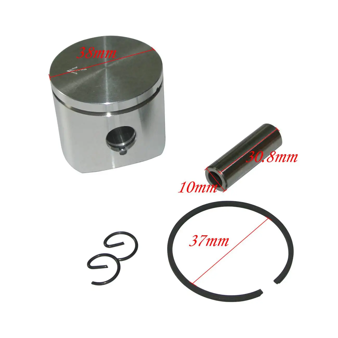 

Piston Rings & Muffler Gasket For Husqvarna 36 41 142 141 137 136