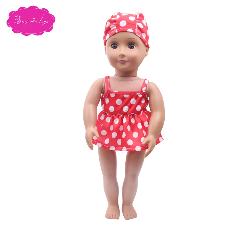 Новый купальник костюм 8 различных стилей подходит 18 дюймов куклы и 43 см для ухода