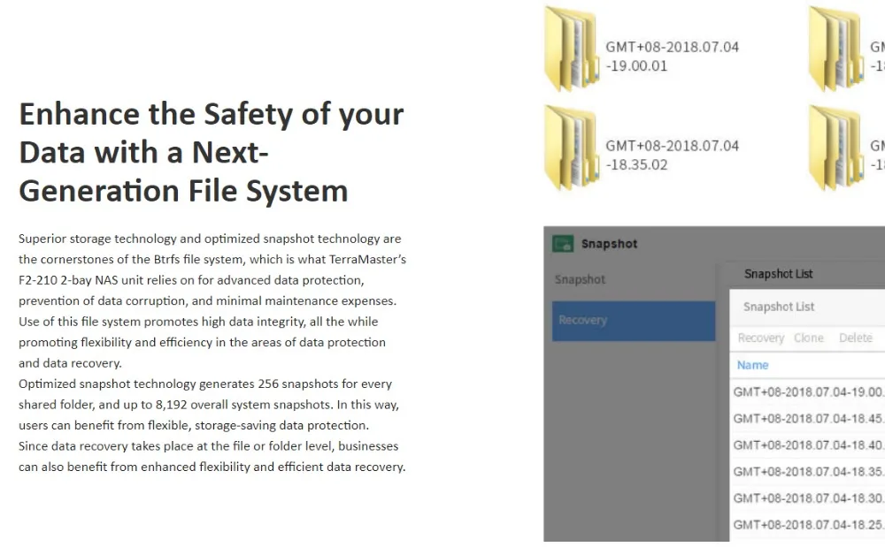 2 отсека HDD NAS оптимизирована для домашнего или офисного сетевого хранения данных SOHO 1,4 ГГц 64-битная система 1 Гб памяти 1* RJ-45 G-Ethernet функция Raid