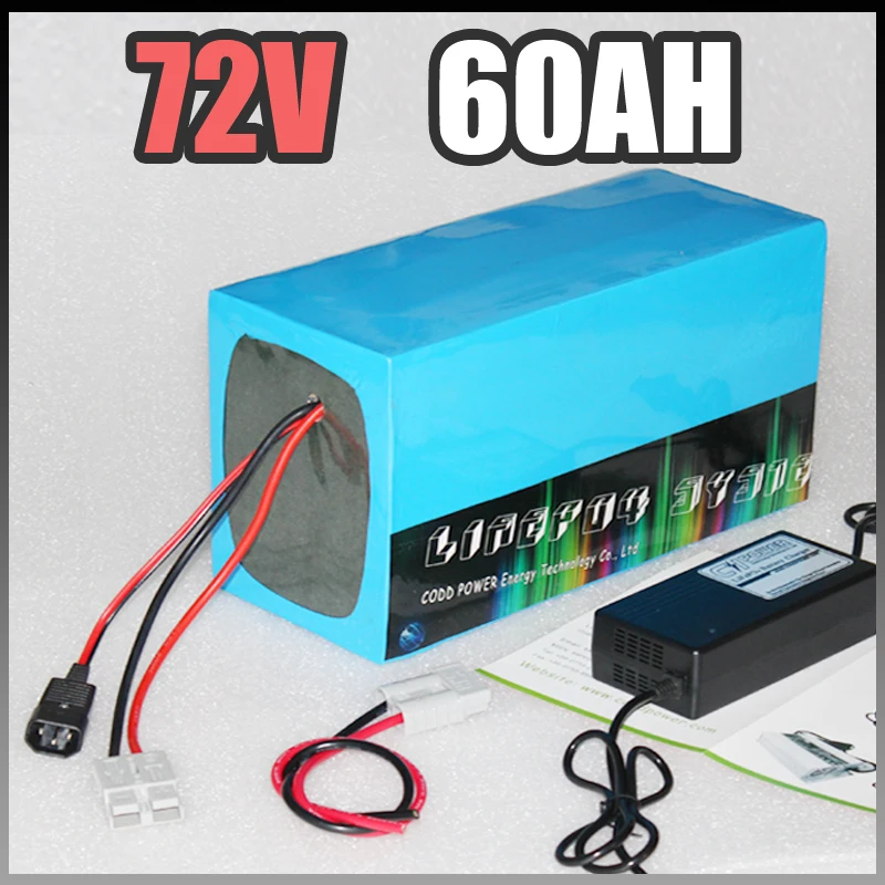 Литий ионный аккумулятор для электроскутера 72 В 60 ач 4000 Вт|72v 60ah|battery 72vlithium battery 72v |
