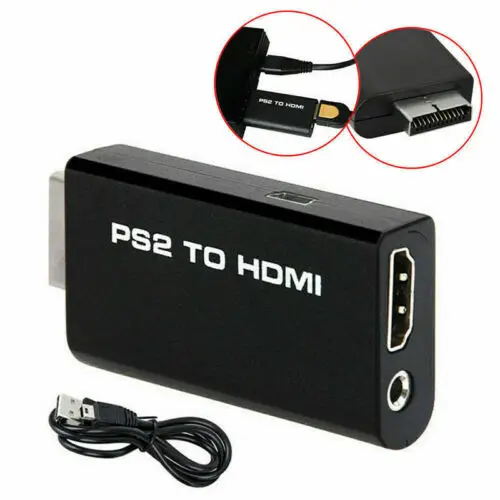 Для PS2 к HDMI 480i/480p/576i Ypbpr USB 5V аудио-видео конвертер адаптер с 3 5 мм аудио Выход