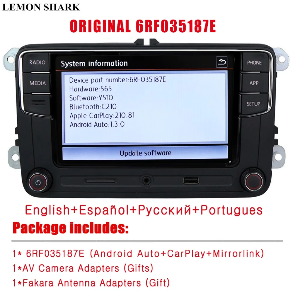 RCD330 Plus 2 din автомобильное радио RCD330G Carplay R340G Android Auto 6RF 035 187E для VW Golf 5 6 Jetta MK6 CC Tiguan Passat
