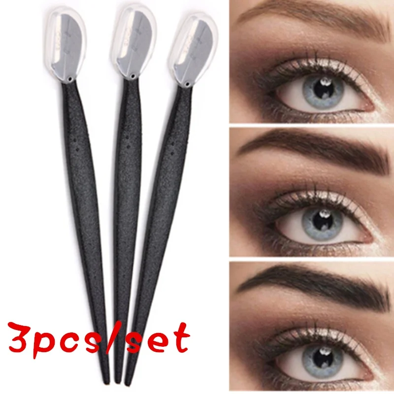 3PCS/Set Eyebrow Razor Facial Hair Remover Trimmer Sharp Mini Makeup Knife Shaper Shaver for Women | Красота и здоровье