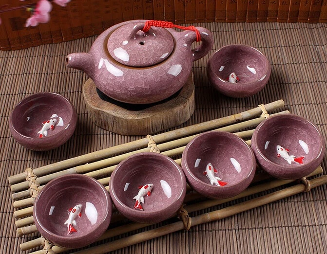 

Kung Fu Tea Set(Seven-piece),Ceramic Tea Sets,TeaCup,ChineseTravel Tea Set, Drinkware Coffee&Tea Sets , Binglie china Wholesale