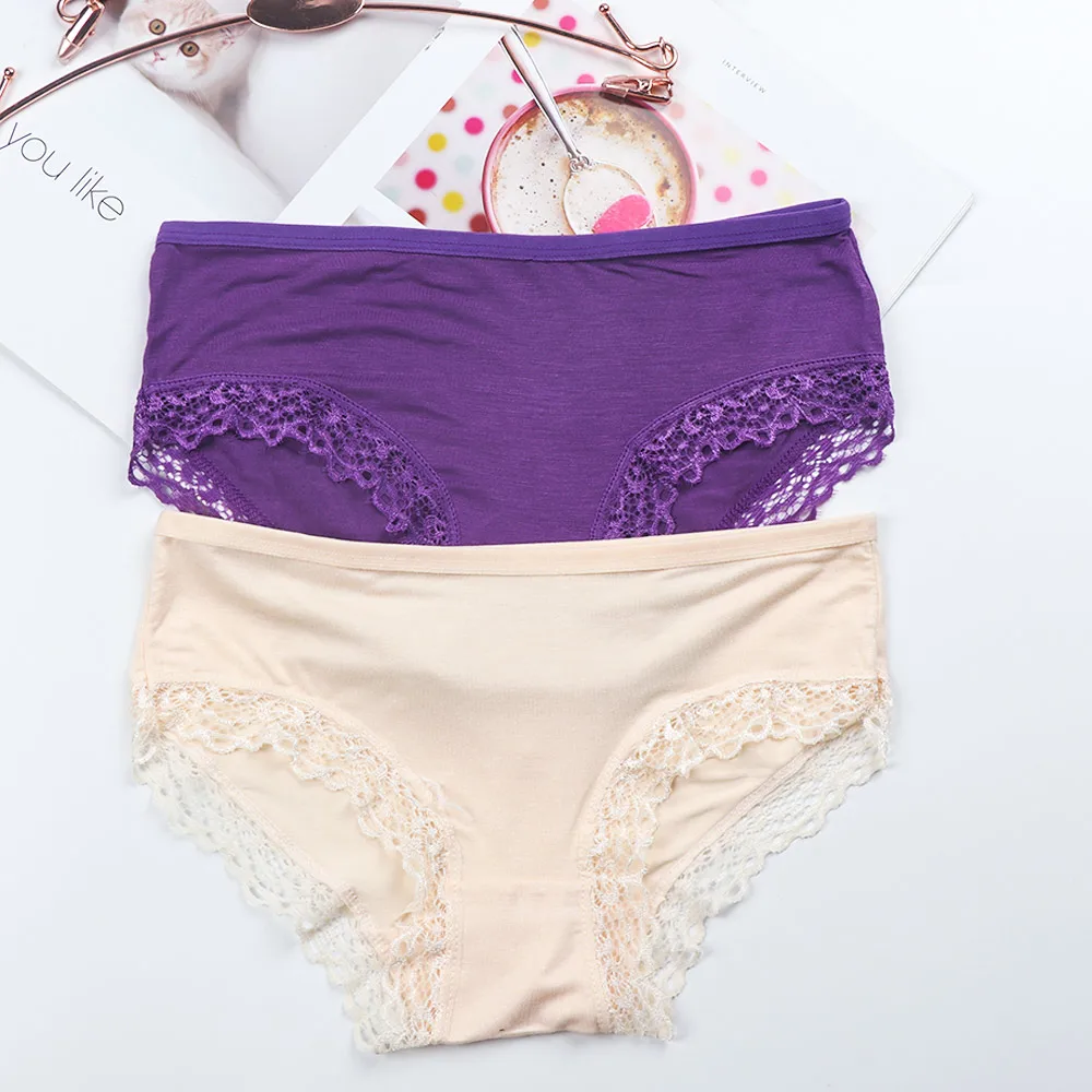 1 шт. женские бесшовные трусики из модала|Женские трусики| |