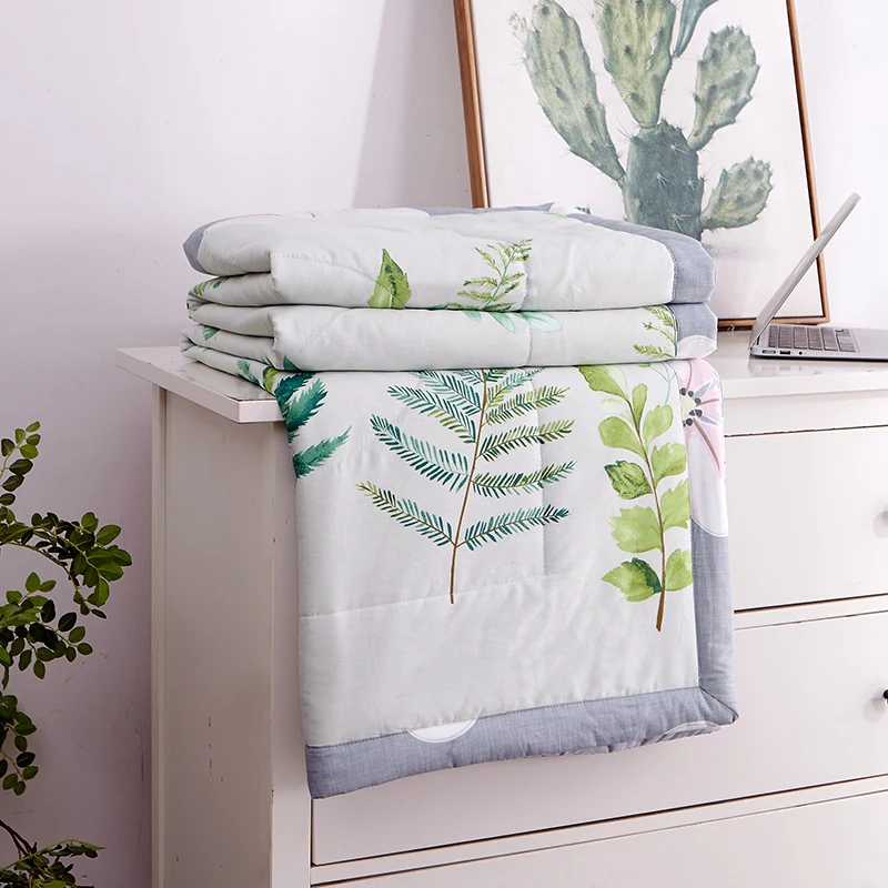 Полностью хлопковое моющееся летнее стеганое одеяло кондиционер чистый хлопок
