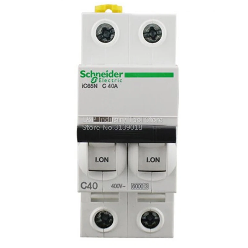 

New Original Schneider Electric China IC65N 2P C40A A9F18240 Vacuum Mini Circuit Breaker MCB Acti9 Type C