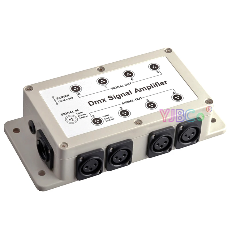 Светодиодный интеллектуальный контроллер освещения 8 дорог DMX512 релейный
