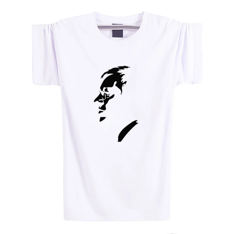 Мужские черные футболки Ferguson для фитнеса рубашки в стиле Манчестера Camisetas Hombre