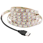 USB Светодиодная лента светильник 5 В DC 5050 SMD ТВ фон светильник ing гибкая светодиодная лента 30 см 50 см 1 м 2 м 3 м 4 м 5 м DIY декоративная лента