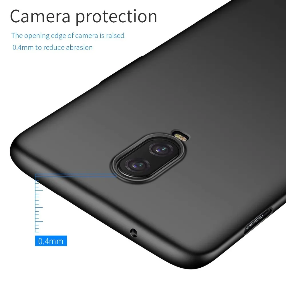Чехол для Oneplus 6T 6 Ультра тонкий ударопрочный Полный Корпус Жесткий ПК