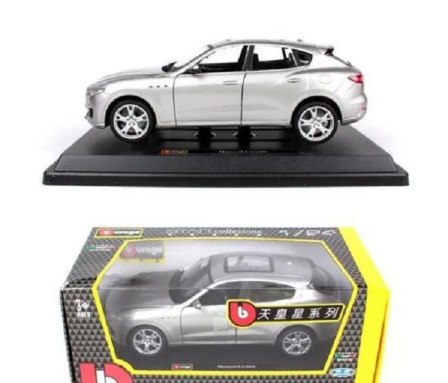 Bburago 1:24 Maserati Levante литая модель спортивного гоночного автомобиля новая игрушка в