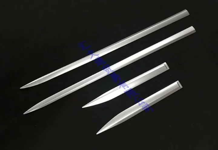 Стайлинг автомобиля серебряные блестки из АБС-пластика 4 шт. для Audi Q2 2018 2019 2020 2021