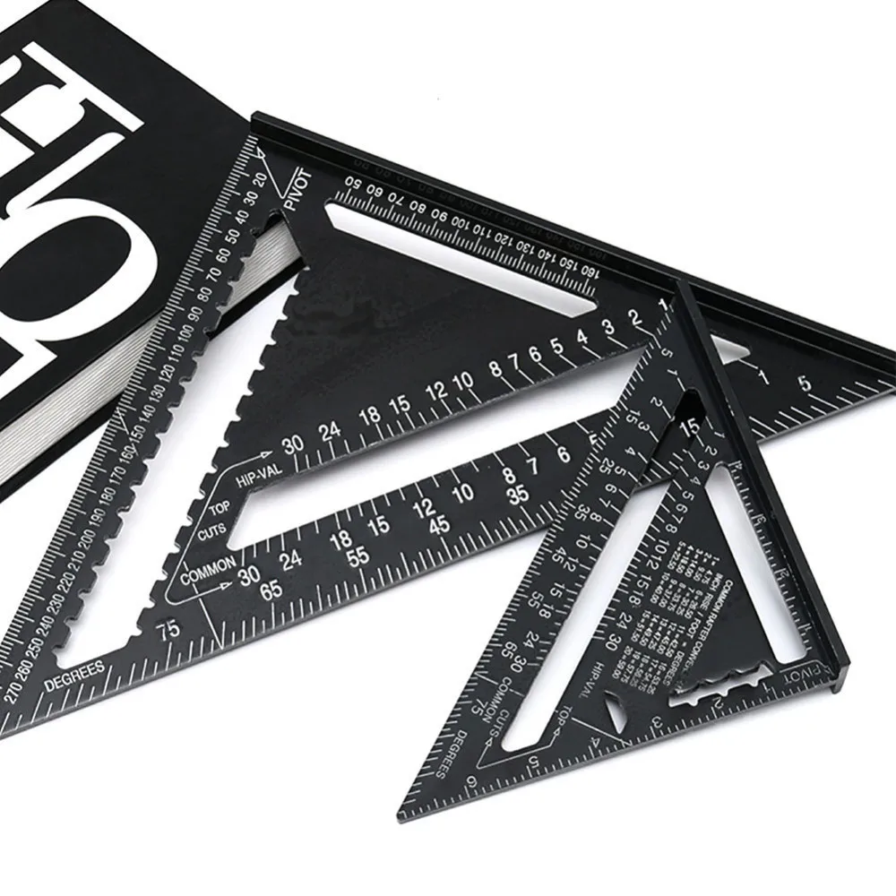 7/12 дюймовый Алюминиевый скоростной квадратный треугольный Угол транспортир