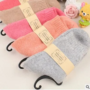 10 пар/лот зимние толстые махровые носки для женщин корейские чистые теплые