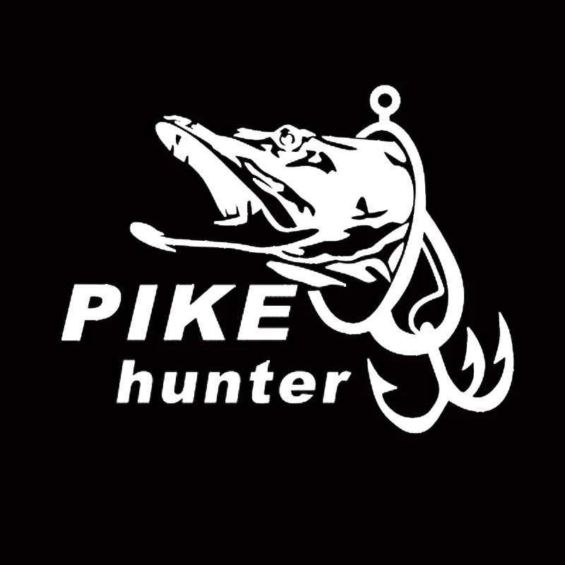 Рыбалка охотник Щука Hunter автомобилей Лодка Стикеры рыба наклейка Плакаты