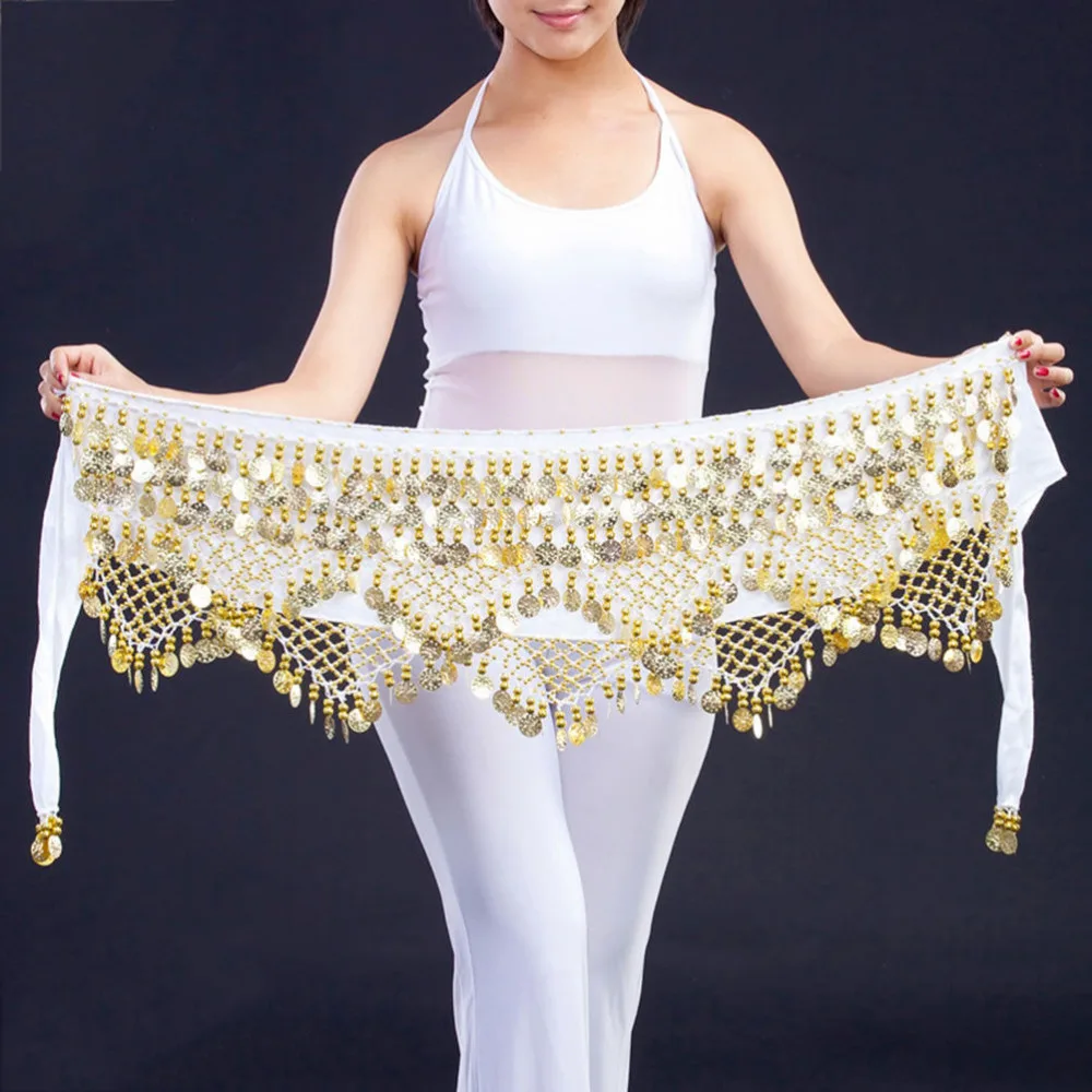 Профессиональный bellydance цыганская женщина 320 серебряная монета танец живота хип