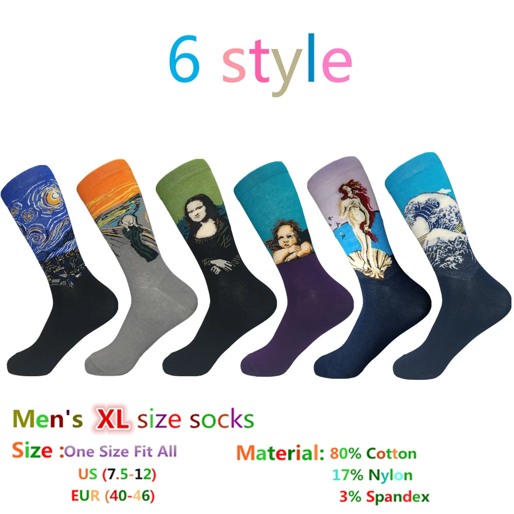 Sokken/новое специальное предложение носки Calcetines Hombre 2019 мужские Модные забавные