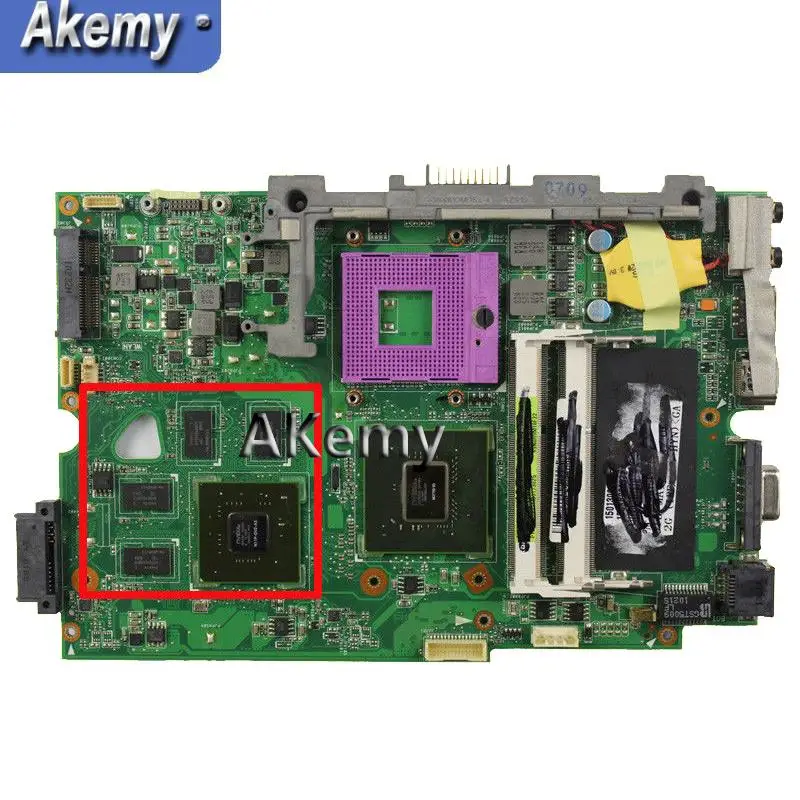 Amazoon K40IE/K40ID материнская плата для ноутбука ASUS K40ID K40IE K40I X8AI оригинальная 8 * Память 1