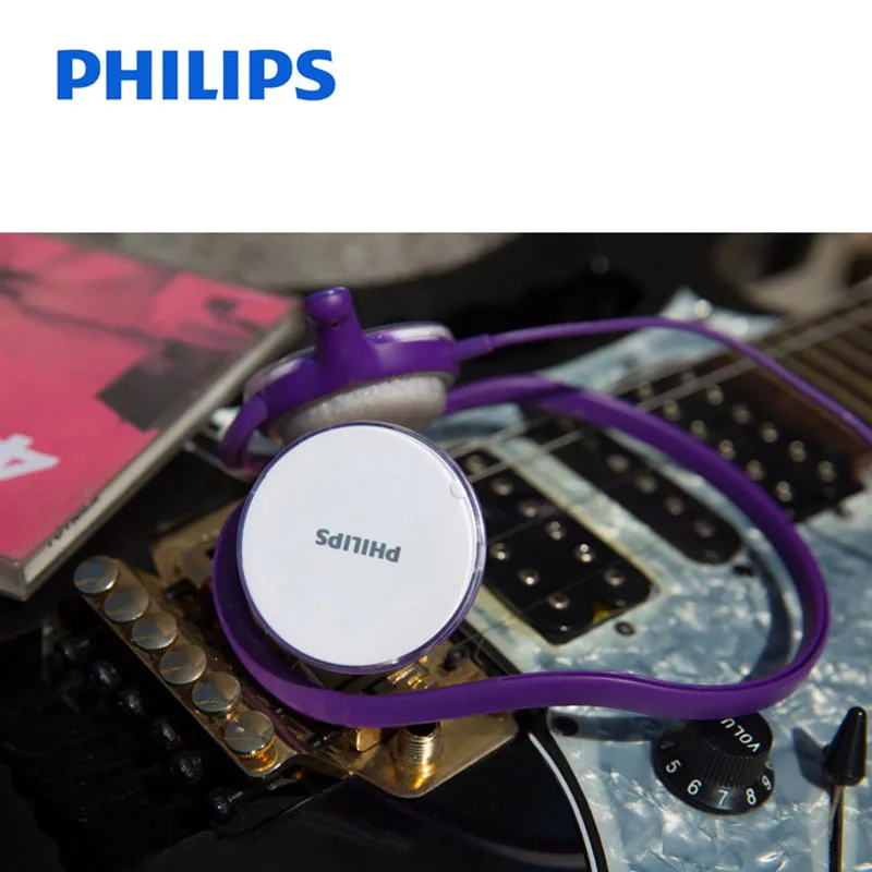 Philips SHM6110U пост-висячая гарнитура с микрофоном для компьютера, мобильного телефона, Поддержка музыки, кино, игры, официальный тест