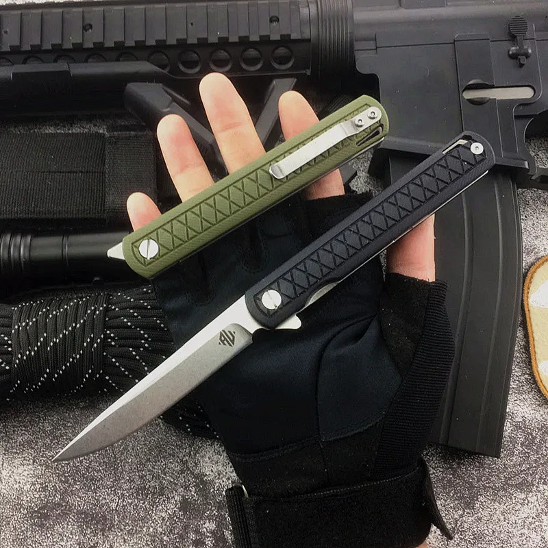 Top Quality D2 Blade G10 Handle New Collection Knife Stiletto TACTICAL HUNTING TANTO Kwaiken Camping Knives pocket Rescue knifes