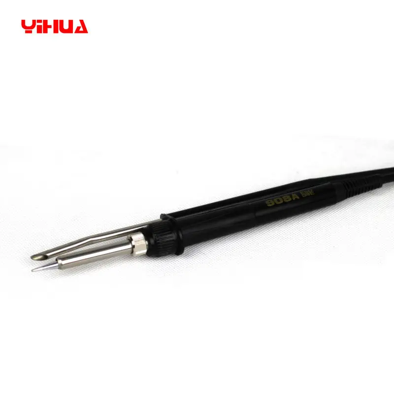 Высокое качество паяльник ручка для 908A 5 pin (импортный нагреватель) с дымом sbsorber