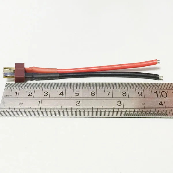 Силиконовый провод с Т образной вилкой 12AWG 10 см|wire telephone|connector mcxconnector adaptor |