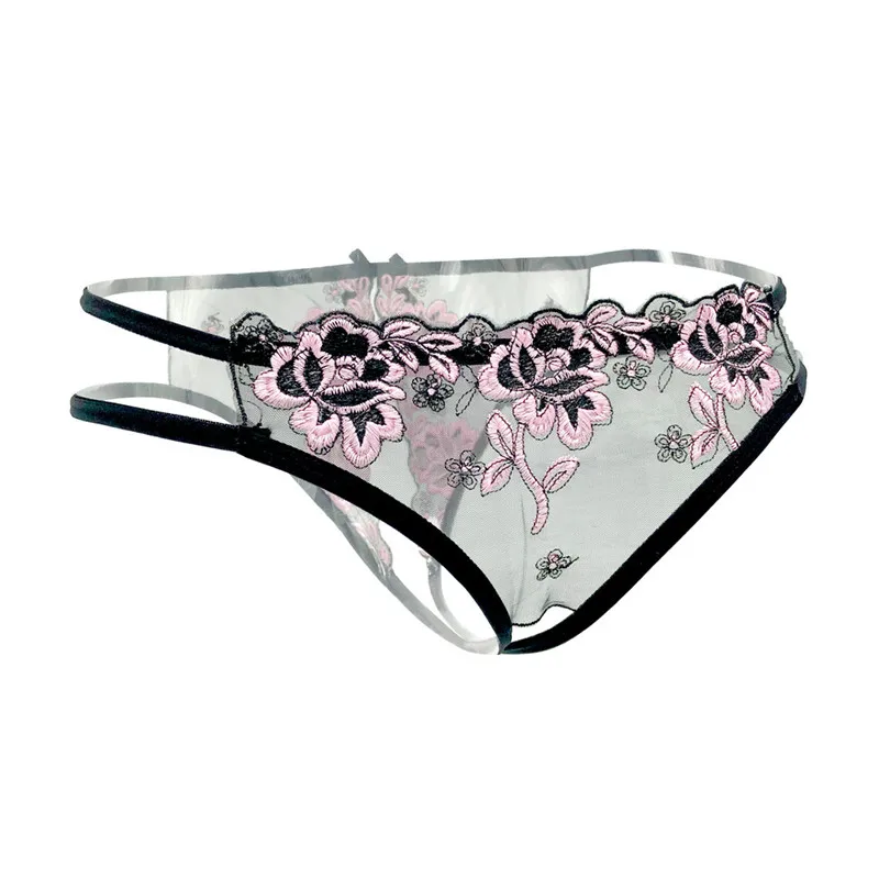Women Sexy Lingerie hot erotic sexy open crotch panties Porn transparent Lace underwear crotchless underpants briefs for woman