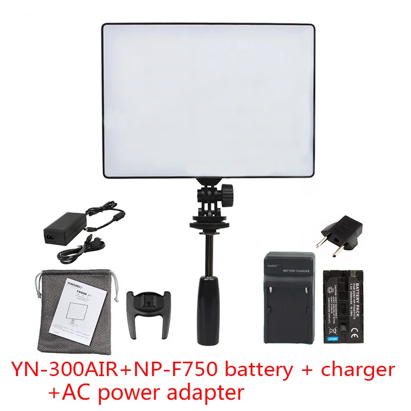 YONGNUO YN300 Air YN 300 Pro светодиодный видео светильник для камеры на выбор с зарядным
