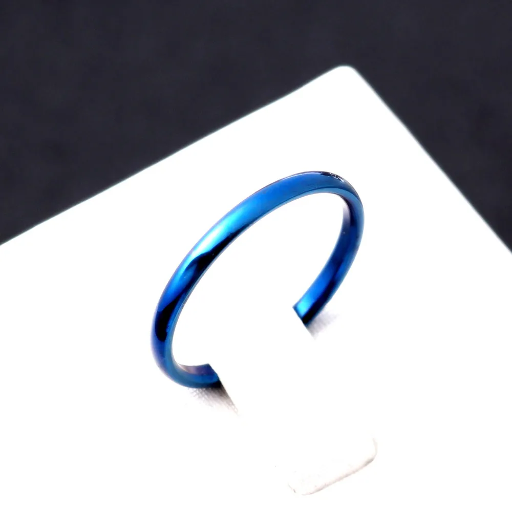 MOREDEAR 2 мм титановые синие кольца для женщин набор женских колец|rings for women|ring forrings