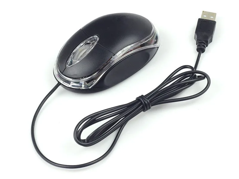 USB 2,0 мышь для игры в игры ПК/ноутбук светодиодный проводное оптическое колесо 3C1