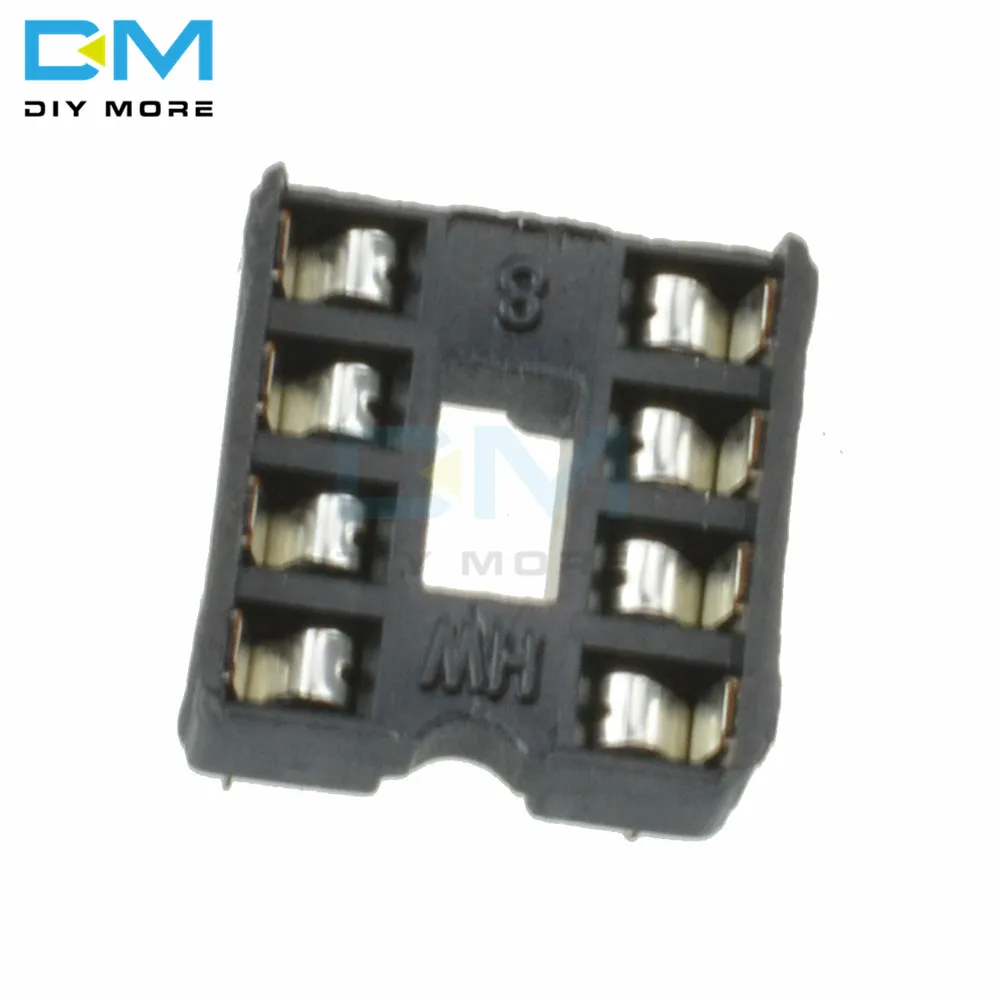 10-50PCS IC Sockets Adaptor Solder Type IC Connector Chip Base 2.54MM DIP8 DIP14 DIP16 DIP28 DIP40 28 14 16 8 40 Pin DIP Socket