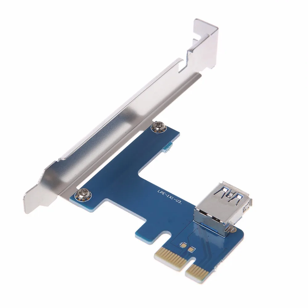 PCI-e PCI E Express 1X до 3 портов 1X переключатель мультипликатор концентратор Riser Card+ USB кабель Высокое качество