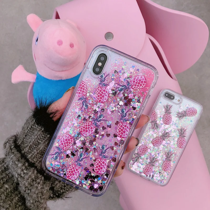 Прозрачный блестящий цветной чехол из ТПУ для iphone 6/6S 78 Plus X XS XR XSMAX |