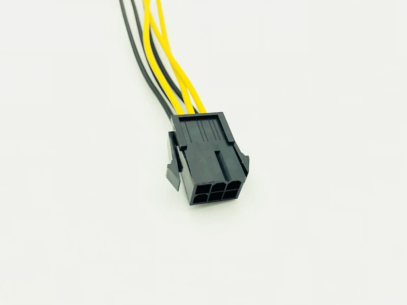 10 шт. PCI E PCIE Express 6P штекер на 6 контактов графическая видеокарта DIY Кабель питания BTC