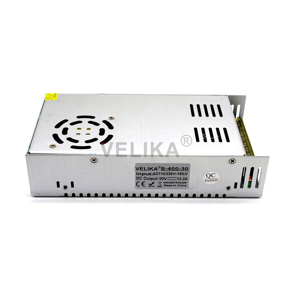 Небольшой Объем Одного выхода Импульсный источник питания 400 Вт 30 в 13.3A