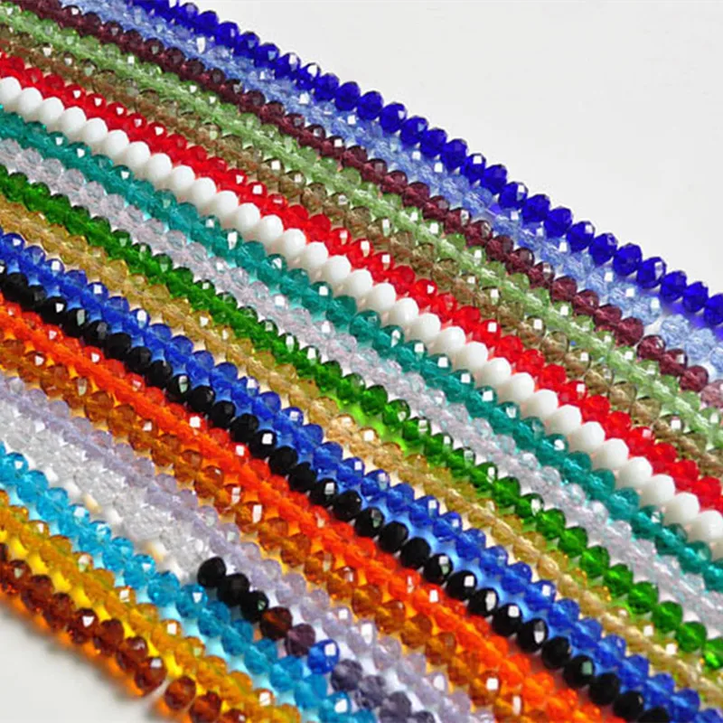 Бусины круглые из австрийского стекла с гранями 6 мм 50 шт. | Украшения и аксессуары