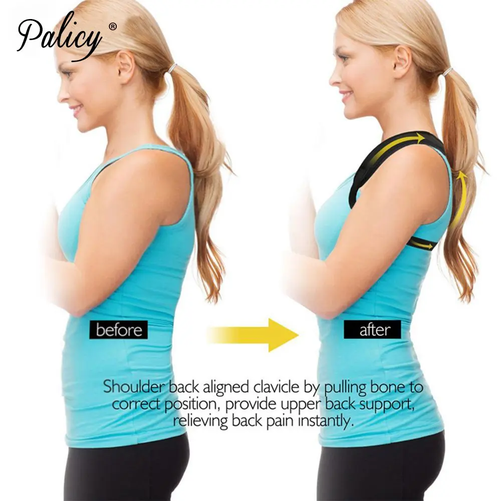 Back Posture Corrector Shoulder Lumbar Braces Spine Support Belt Adjustable Adult Corset Posture Correction Vest Correct Posture